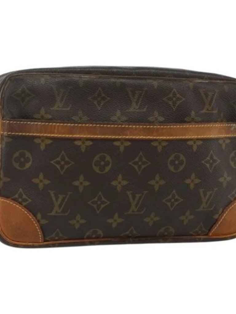 Louis Vuitton Monogram Compiegne 28 Clutch Bag M51845 Lv Auth 175116